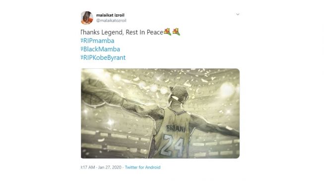 Postingan #RIPMamba. [Twitter]