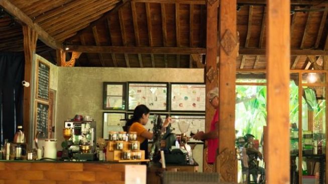 Cafe shop One Bean Coffee di Bali yang menawarkan pengalaman berbeda bagi para pecinta kopi. (Dok One Bean Coffee)