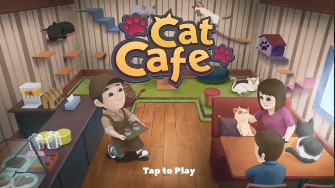 Game buatan Raditya Dika, Cat Cafe, [Google Play Store]