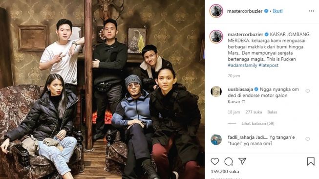 Deddy Corbuzier [Instagram/@mastercorbuzier]