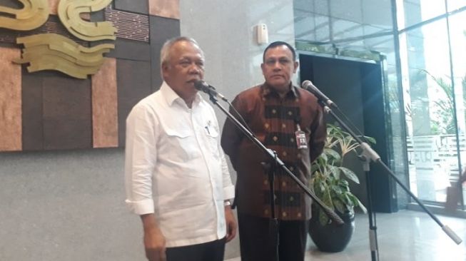 Ketua KPK Sambangi Menteri PUPR Basuki Hadimuljono