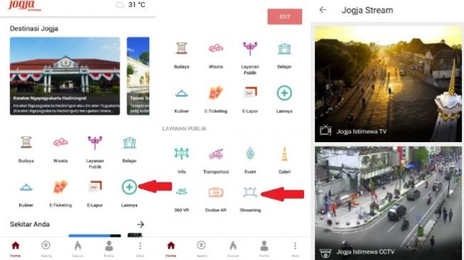 Aplikasi Jogja Istimewa - (screenshot)