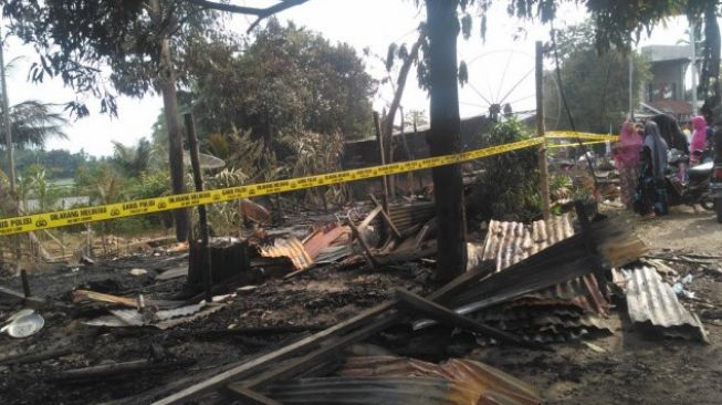 Enam Rumah dan Kios Terbakar di Simpang Ek Treun Aceh Utara