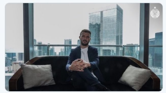 Marco Motta (Screenshot Twitter @Persija_Jkt) 