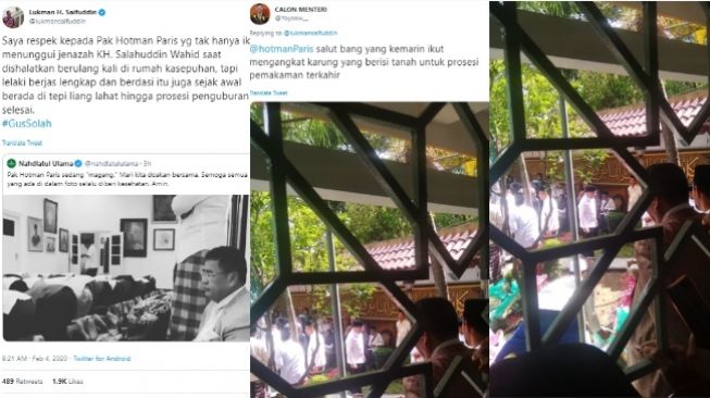 Lukman Hakim Saifuddin respek kepada Hotman Paris (twitter @lukmansaifuddin)