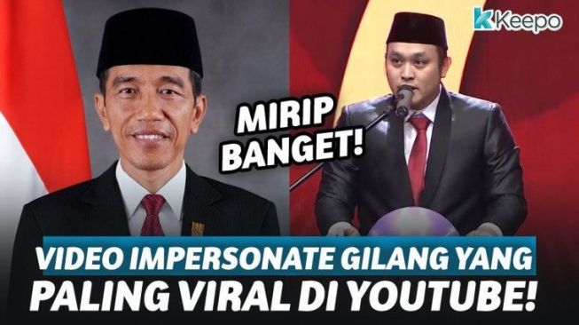 Video Impersonate Gilang Dirga yang Viral di Youtube