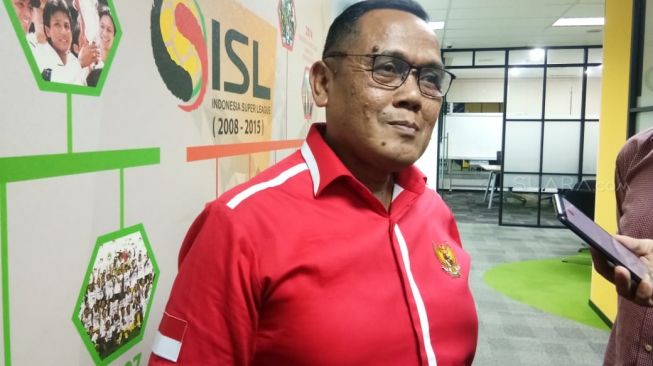 Wakil Ketua Umum PSSI sekaligus Direktur Utama PT Liga Indonesia Baru (PT LIB), Cucu Soemantri. [Suara.com/Adie Prasetyo Nugraha]