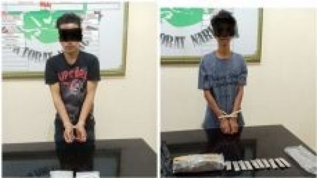 Operasi Cipta Kondisi, Polisi Amankan Dua Orang Kurir Ganja di Agam