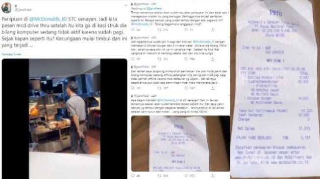 Viral Penipuan Oknum Pegawai Mc Donalds, Kantongi Uang Pelanggan