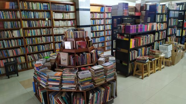 Galeri Buku Bengkel Deklamasi di Taman Ismail Marzuki. (Suara.com/Tyo)