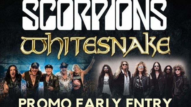 Whitesnake dan Scorpions akan tampil di Festival JogjaROCKarta 2020. [Instagram]