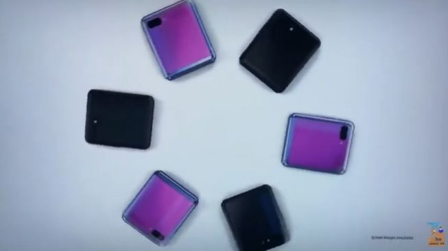 Samsung Galaxy Z Flip dalam iklan yang ditayangkan di tengah acara Oscar 2020, Minggu (9/2/2020). [YouTube/Leakster]