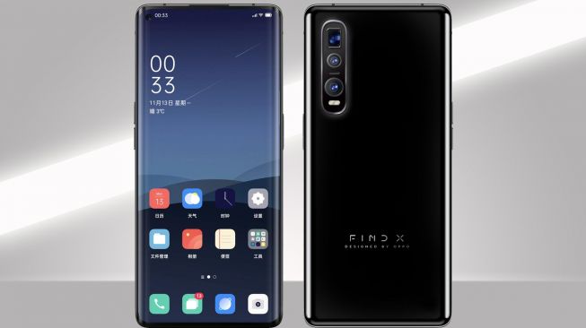 Foto ponsel yang diduga sebagai Oppo Find X2. [Dok SlashLeak]