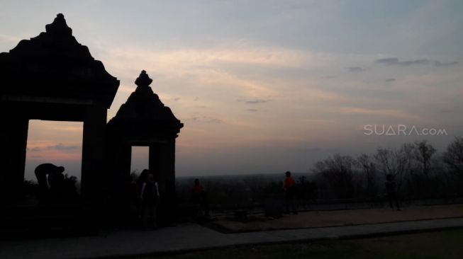 Candi Ratu Boko. (Suara.com/Vania)