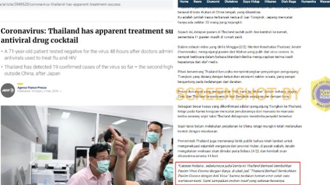 Penjelasan cek fakta, atas klaim Thailand sembuhkan pasien virus corona dengan ganja
