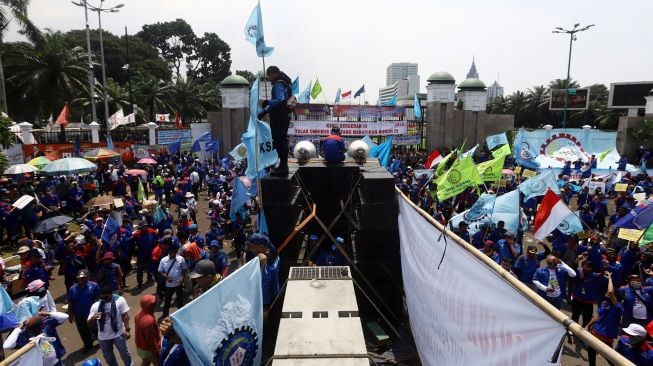 Tolak RUU Cipta Kerja, Buruh Serukan Mogok Massal