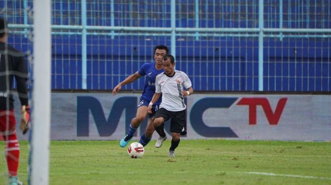 Pertandingan Sabah FA vs Persija Jakarta dalam lanjutan Grup B Piala Gubernur Jatim 2020 di Stadion Kanjuruhan, Malang, Kamis (13/2/2020). (dok. Persija).