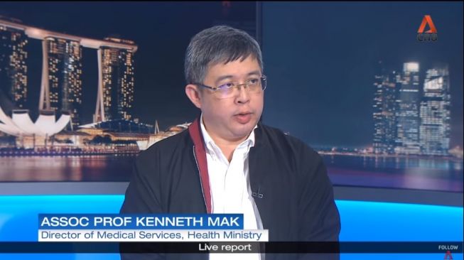 Director of Medical Services at the Ministry of Health Kenneth Mak (YouTube/CNA)