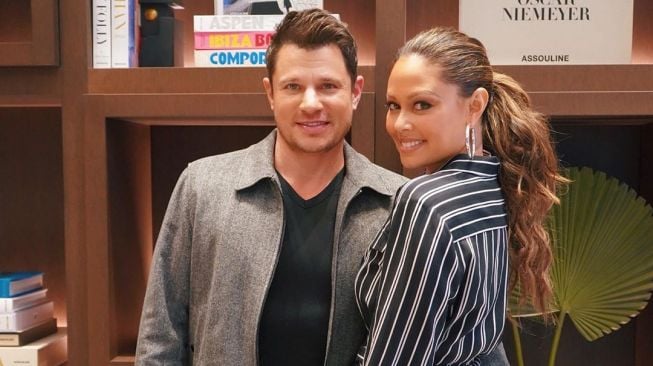 Nick Lachey dan istrinya, Vanessa. (Instagram/@nicklachey)