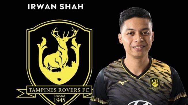 Bek kiri klub Tampines Rovers Irwan Shah. (Instagram Tampines Rovers @tampinesrovers)