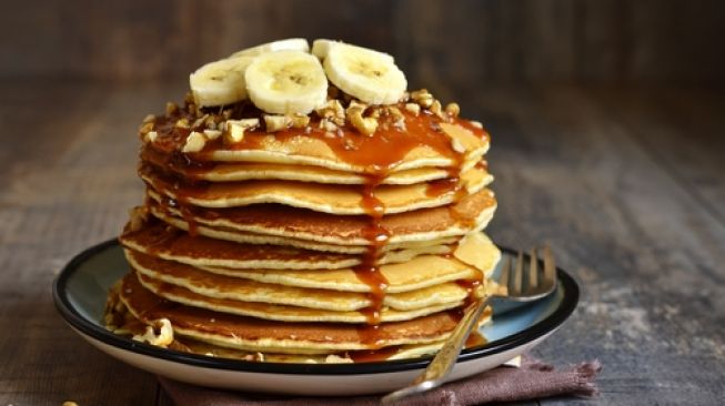 Ilustrrasi pancake. (Shutterstock)