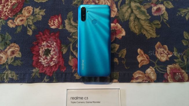 Realme C3. [Suara.com/Tivan Rahmat]