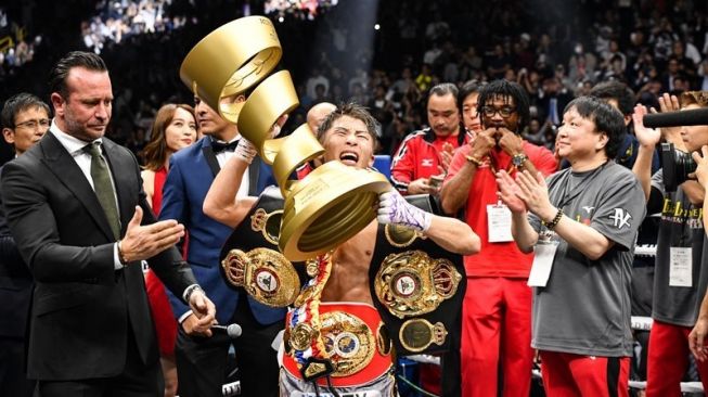 Juara dunia kelas bantam IBF dan WBA (Super) asal Jepang, Naoya Inoue. [Instagram/naoyainoue_410]