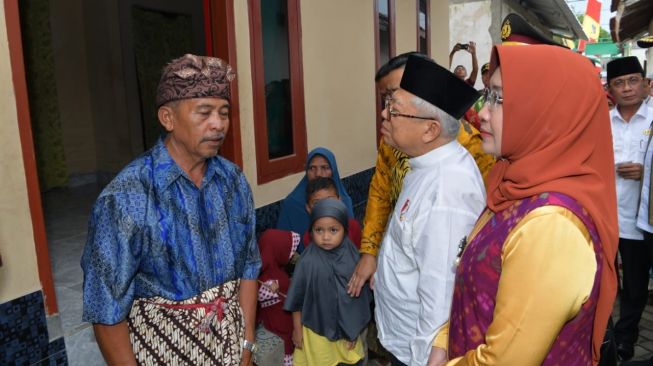 Tinjau Rekonstruksi Rumah Pasca Gempa di NTB, Ma'ruf Berharap Warga Puas