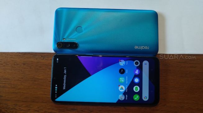 Realme C3. [Suara.com/Tivan Rahmat]