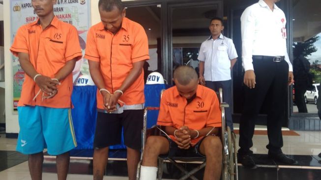 Barang Bukti Sembilan Motor Hasil Curian Sudah di Mapolresta Ambon