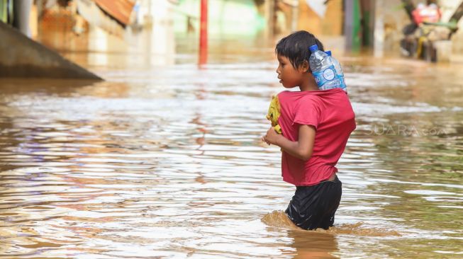 Sampai Sabtu, 4 Kecamantan di Jakarta Masih Terendam Air