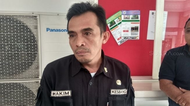 Kepala Bakesbangpol dan PBD Kota Blitar, Hakim Sisworo. (Suara.com/Farian).