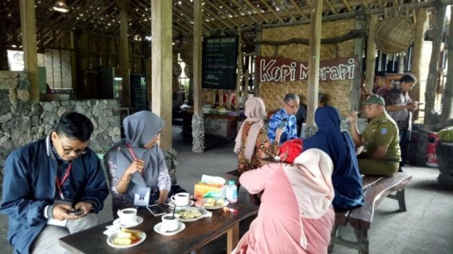 Warung Kopi Merapi di Cangkringan. (Guideku/Arendya)