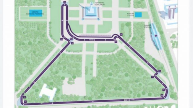 Jakpro Mulai Cetak 1.500 Pembatas Jalan untuk Formula E Jakarta