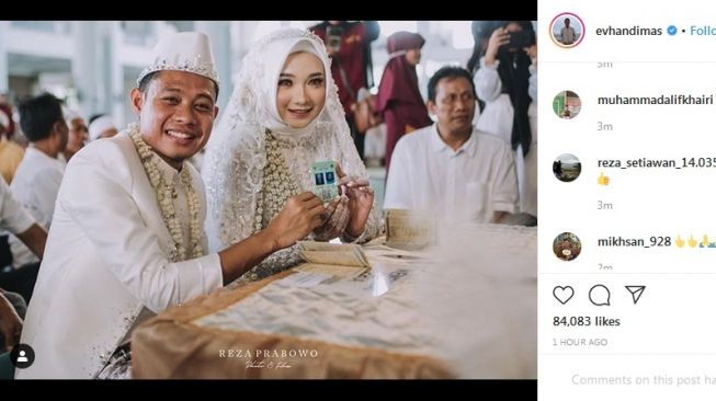 Di Ultah Pernikahan, Istri Evan Dimas Berdoa Agar Dititipkan Momongan