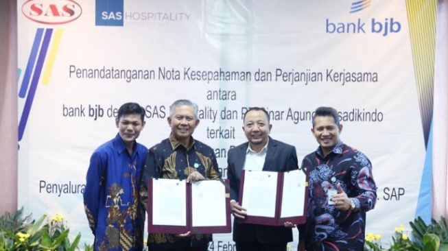 Bank BJB, SAS Hospitality, dan PT SAP Kerja Sama Penyaluran KUR Mikro