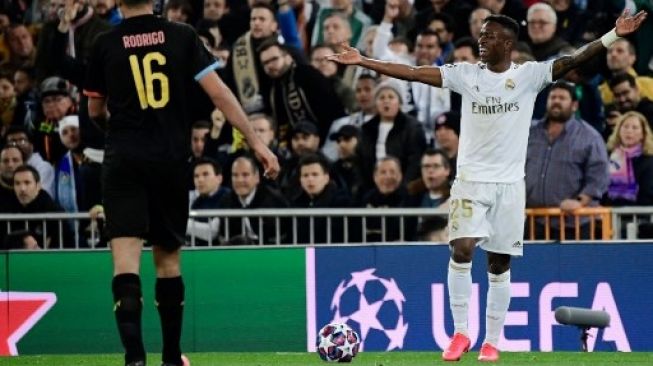 Tak Terima, Vinicius Jr Tuding Gol Gabriel Jesus Tidak Sah