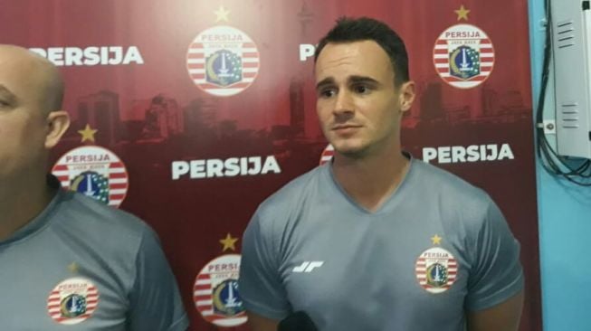 Asisten Pelatih Persija Rodrigo Impagliazzo (suara.com/Adie Prasetyo Nugraha)