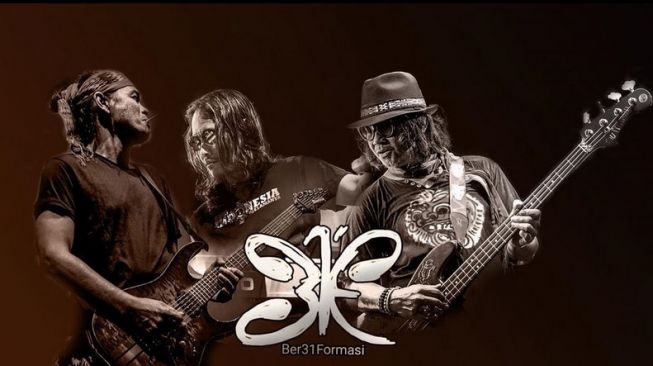 Bongky, Indra, dan Pay Bikin Band 31F, Bawakan Lagu Lawas Slank