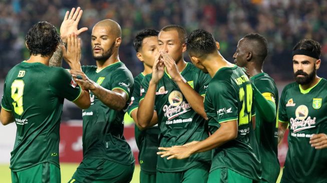 Hansamu Cetak Gol, Duel Persebaya vs Persik Berakhir Imbang 1-1