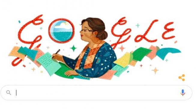 NH Dini Jadi Google Doodle Hari Ini, Yuk Baca 5 Buku Best Seller-nya