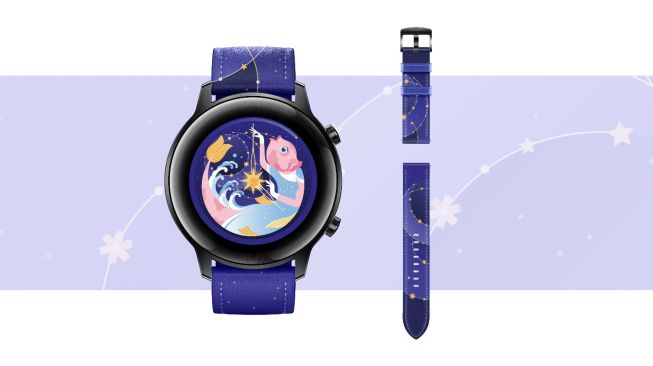 Honor Magic Watch 2 dengan varian strap jam tangan hasil  kerja sama dengan para seniman seperti Jacky Tsai,  Giovvanni Ozzola, George Greaves, Wang DongLing, Zhou Li, dan Pencil Bryan [Dok Honor].