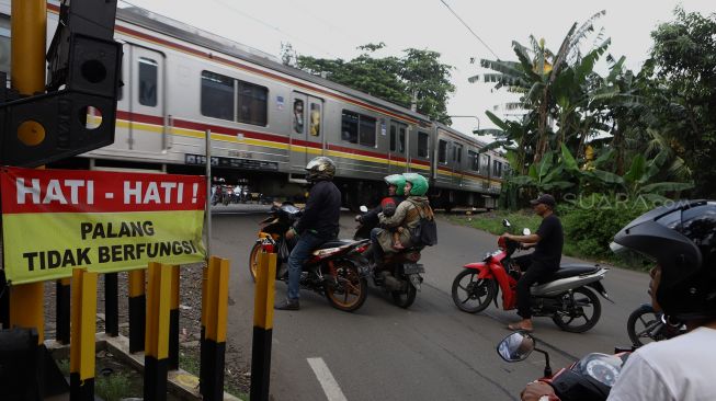 Januari-September 2020 Terjadi 17 Kecelakaan Maut di Perlintasan KA Jakarta