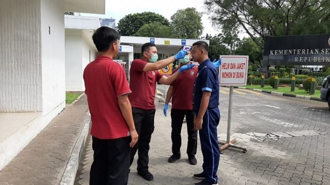 Cuma Balai Kota, Kantor Pemda DKI Lain Belum Ada Pemeriksaan Suhu Tubuh