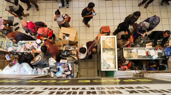 Sleman Wajibkan Pemakaian Masker di Pasar, Pedagang Cuci Tangan Tiap 4 Jam