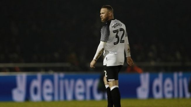 Striker Derby County Wayne Rooney. Adrian DENNIS / AFP