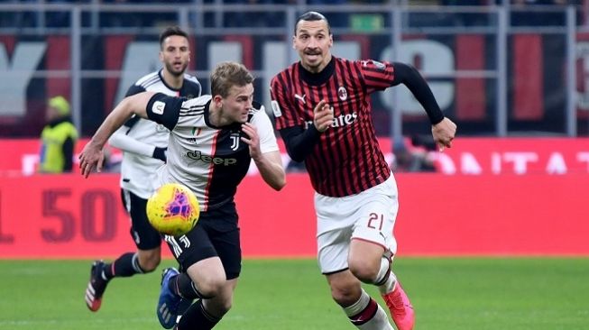 Kurang dari 24 Jam, Laga Juventus Vs AC Milan Ditunda karena Corona