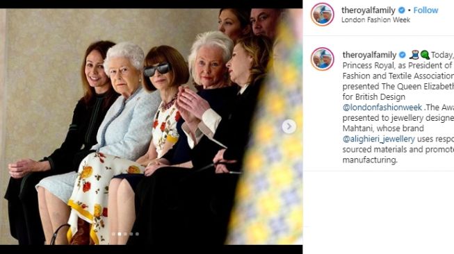 Ratu Elizabeth II. (Instagram/@theroyalfamily)