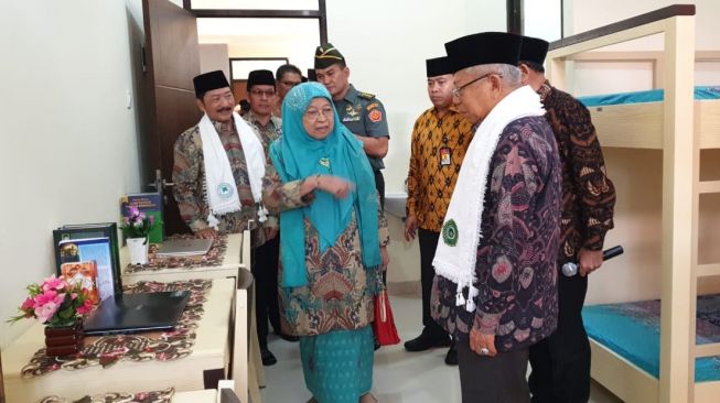 Ma'ruf Amin Resmikan Rusunawa Institut Ilmu Al Qur'an Jakarta