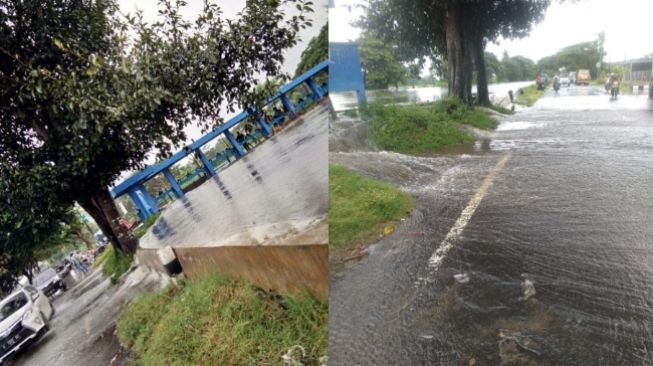 Dam Klegen Meluap, Air Genangi Jalan Parangtritis